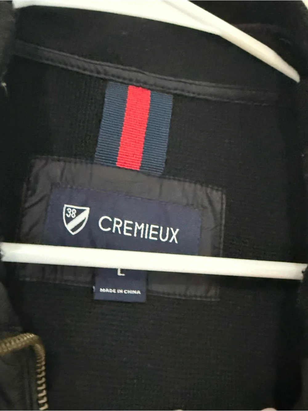 Cremieux Men’s Large Black Quilted Insulated Full Zip Vest Thermore